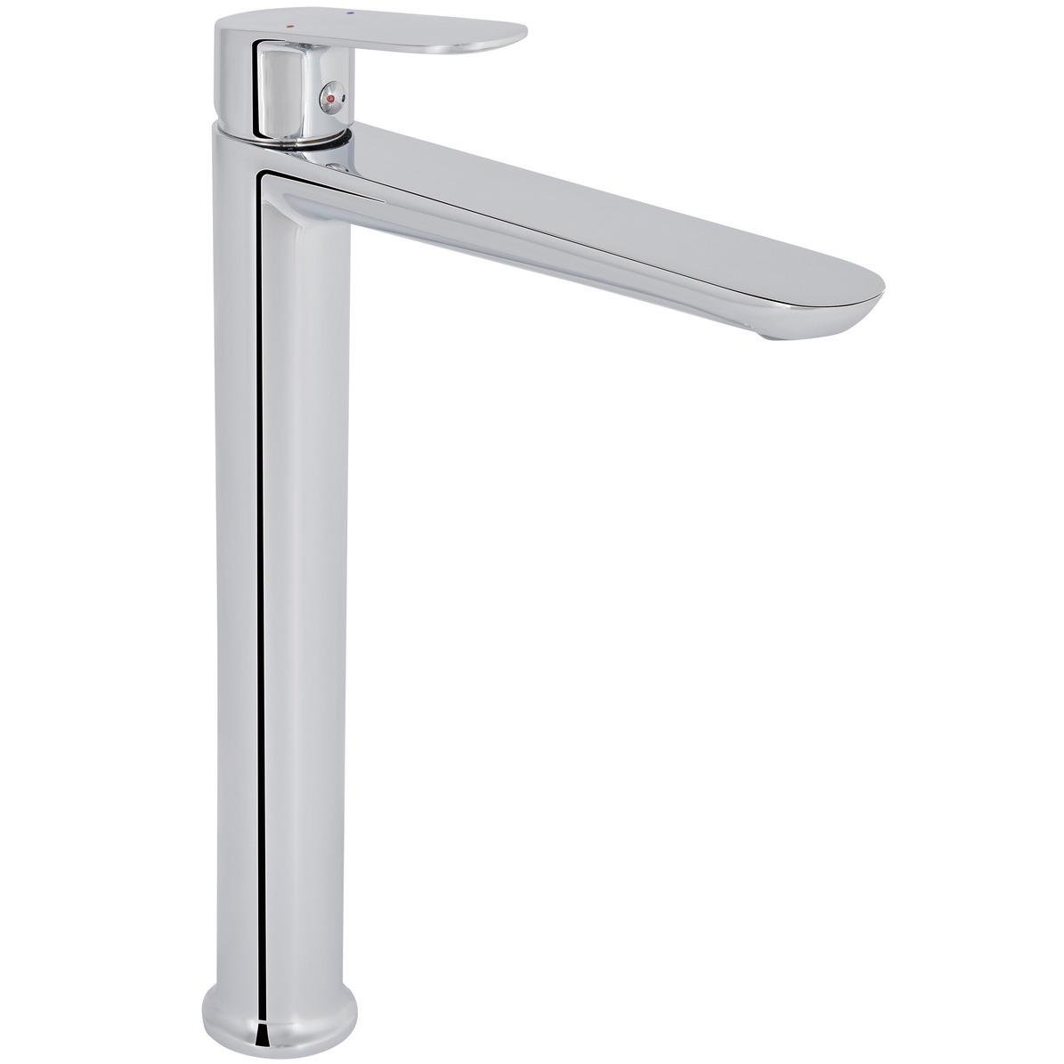 Смеситель для умывальника Q-tap Evia QTEVI269CRM47577 высокий однорычажный Хром (252830)