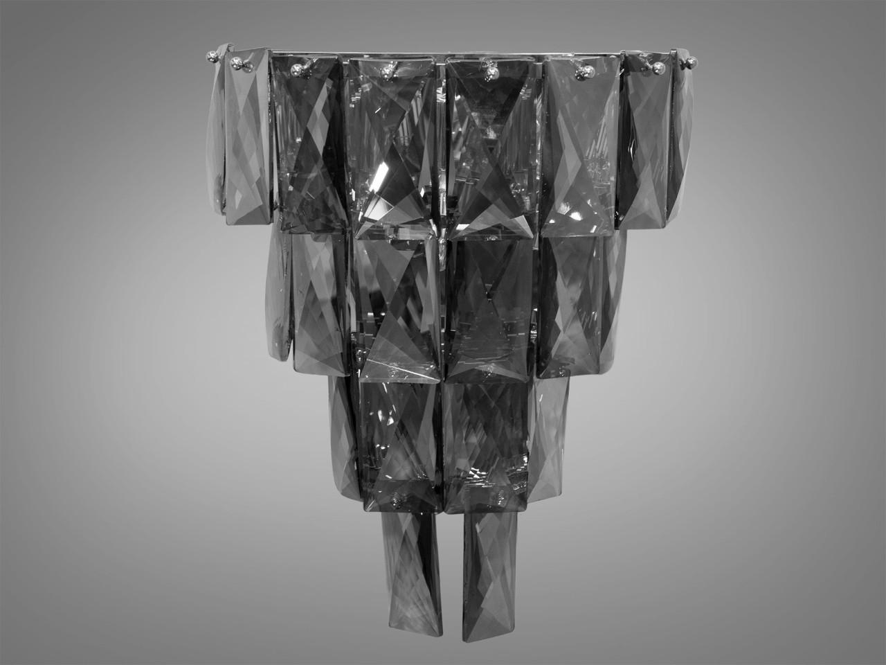 Бра классическое EcoLed из хрусталя 8009-1W-HR-BK Золотой