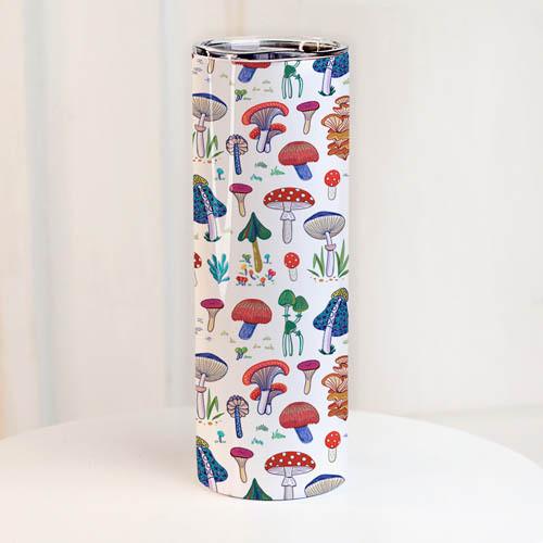 Термос Presentville с принтом Грибочки 650 мл (TER_24A021)