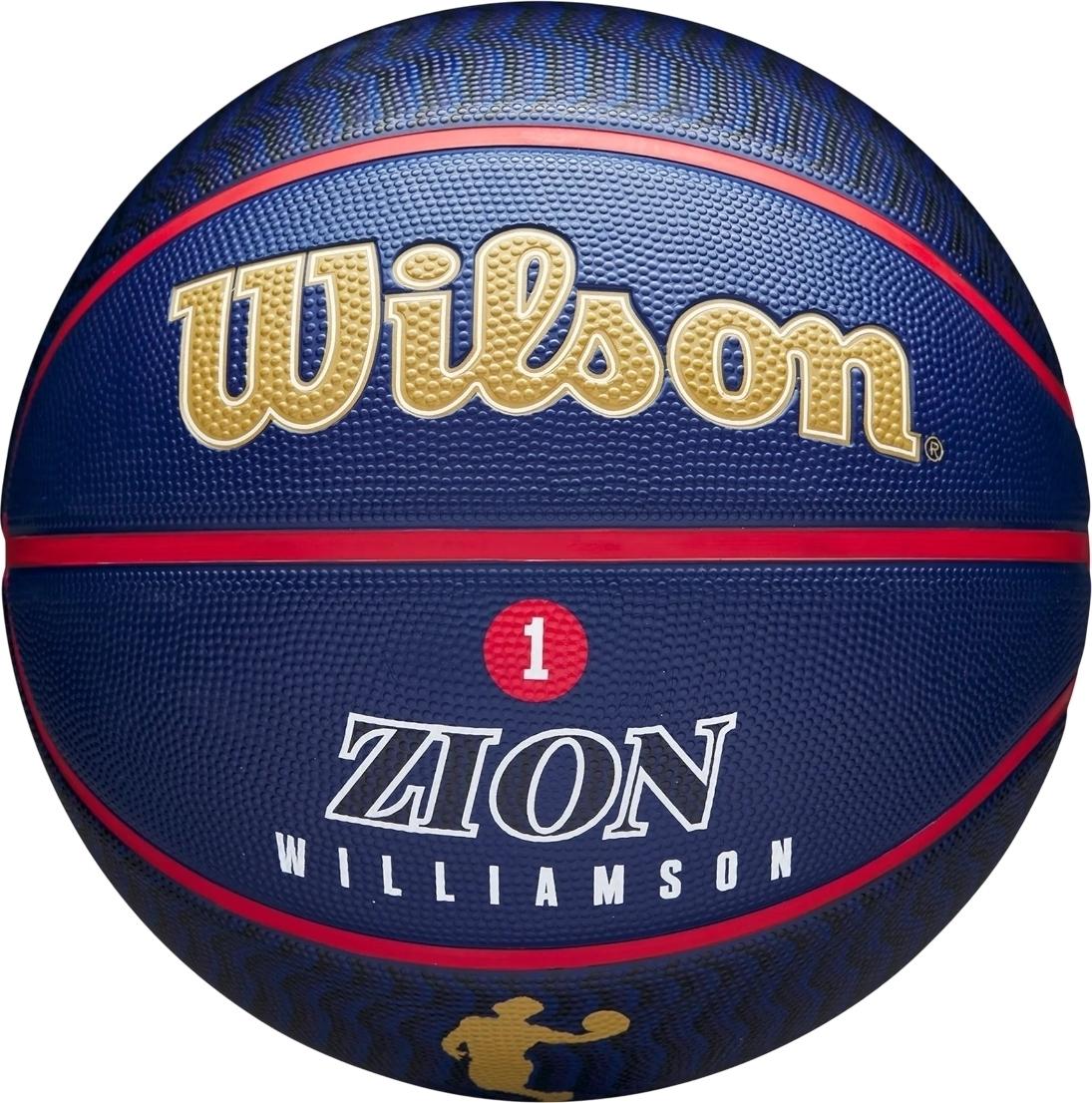 Баскетбольный мяч Wilson NBA PLAYER ICON OUTDOOR ZION WILLIAMSON р. 7 Темно-красный (WZ4008601XB7)