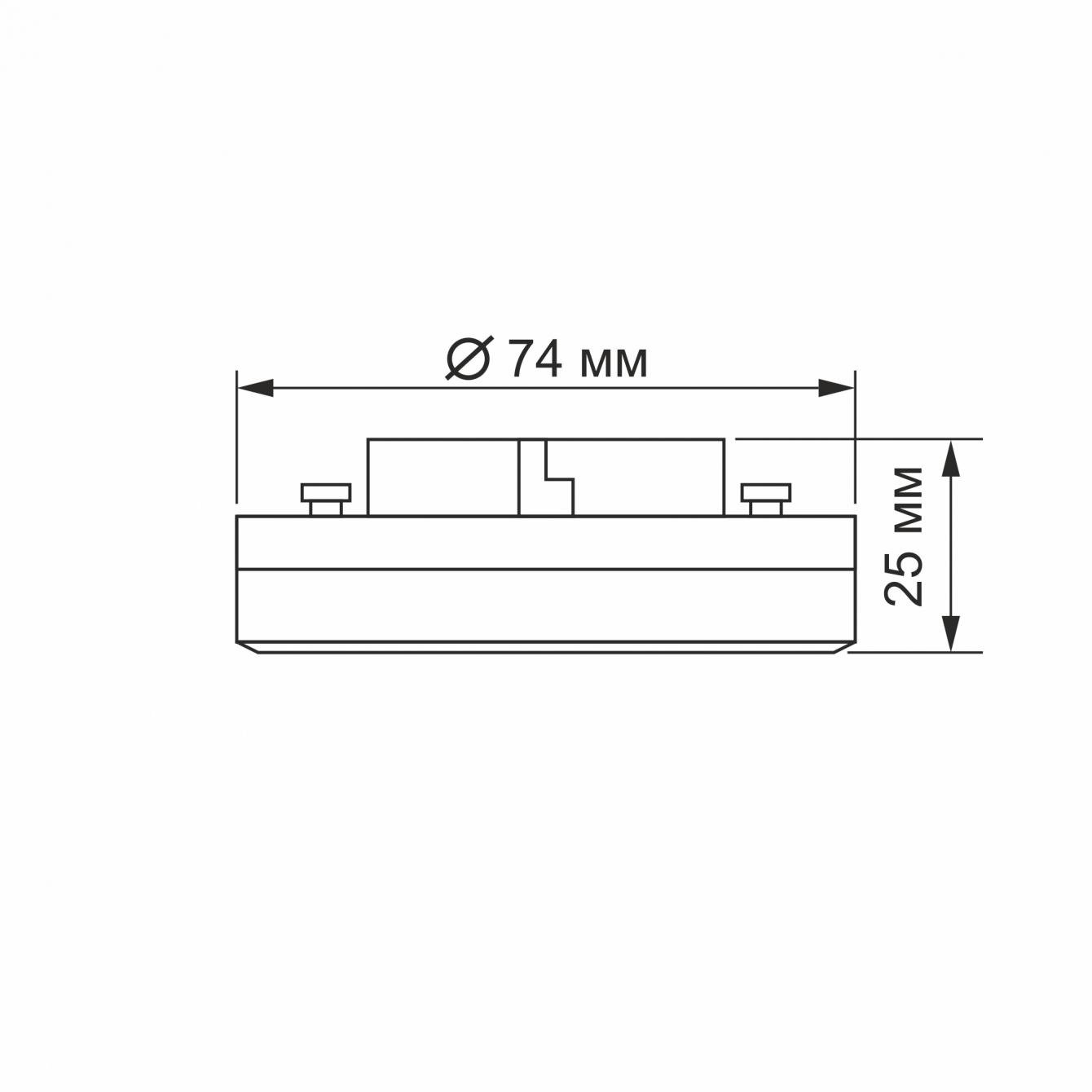 Лампа Videx LED GX53 12W 4100K 220 V (14001192) - фото 6