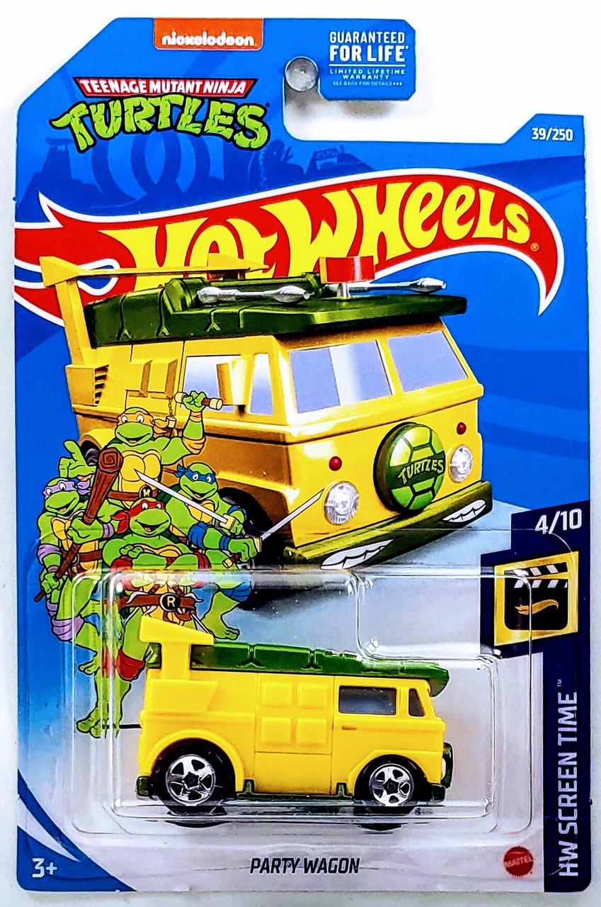 Игрушечная машинка Hot Wheels Party Wagon 2021 Screen Time №039 TMN Turtles (GRX96)