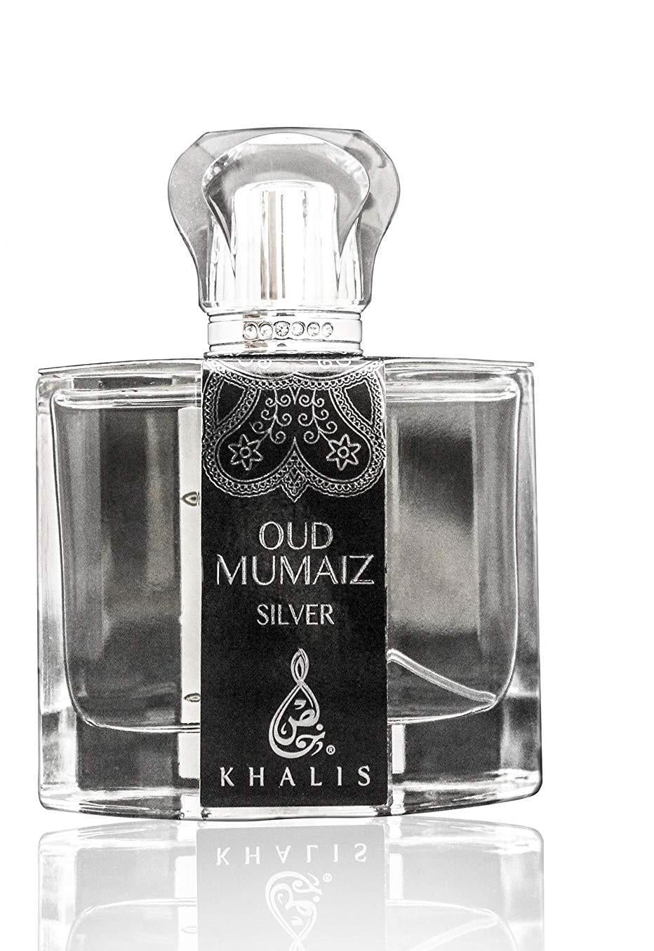 Парфюмированная вода унисекс Khalis Oud Mumaiz Silver в транспортной упаковке 100 мл (3129)