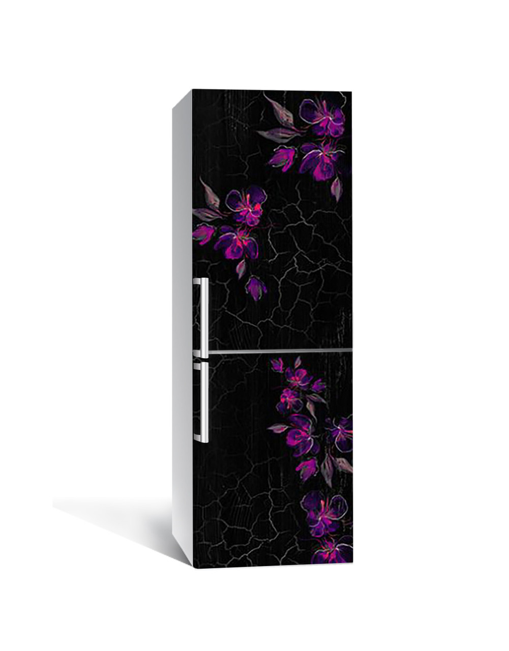 Наклейка на холодильник Zatarga Неоновые цветы 650х2000 мм (1323457183) Наклейка на холодильник Zatarga Неоновые цветы 650х2000 мм (1323457183)