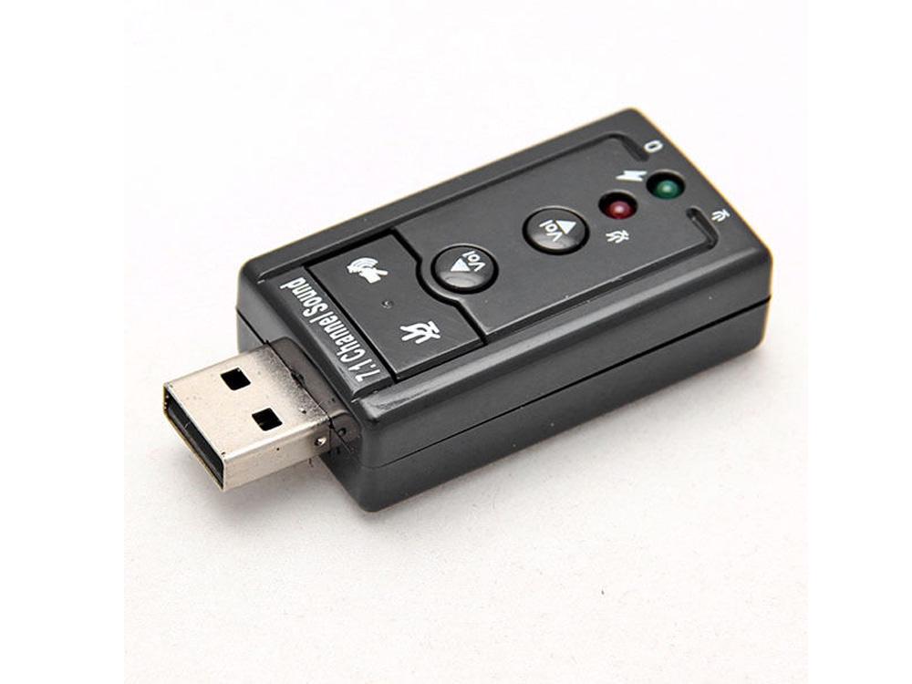 3D USB звуковая карта на 7.1 канала с регулятором (Е0905-002-00) - фото 5