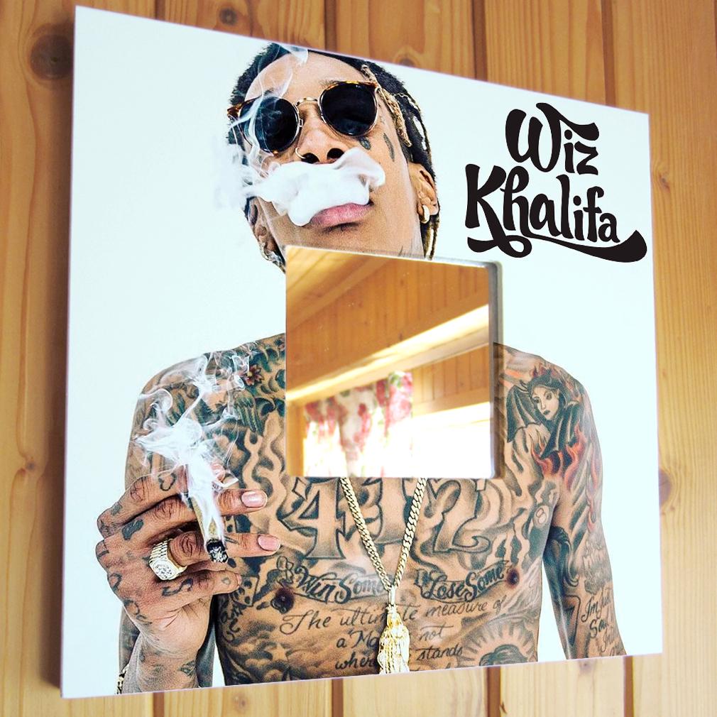 Зеркало декоративное Wiz Khalifa 260х260 мм (M04607)