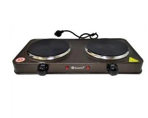 Плита электрическая Domotec MS-5822 на 2 конфорки 1000х2 Вт с защитой от перегрева и индикатора питания 45х22 см Плита электрическая Domotec MS-5822 на 2 конфорки 1000х2 Вт с защитой от перегрева и индикатора питания 45х22 см