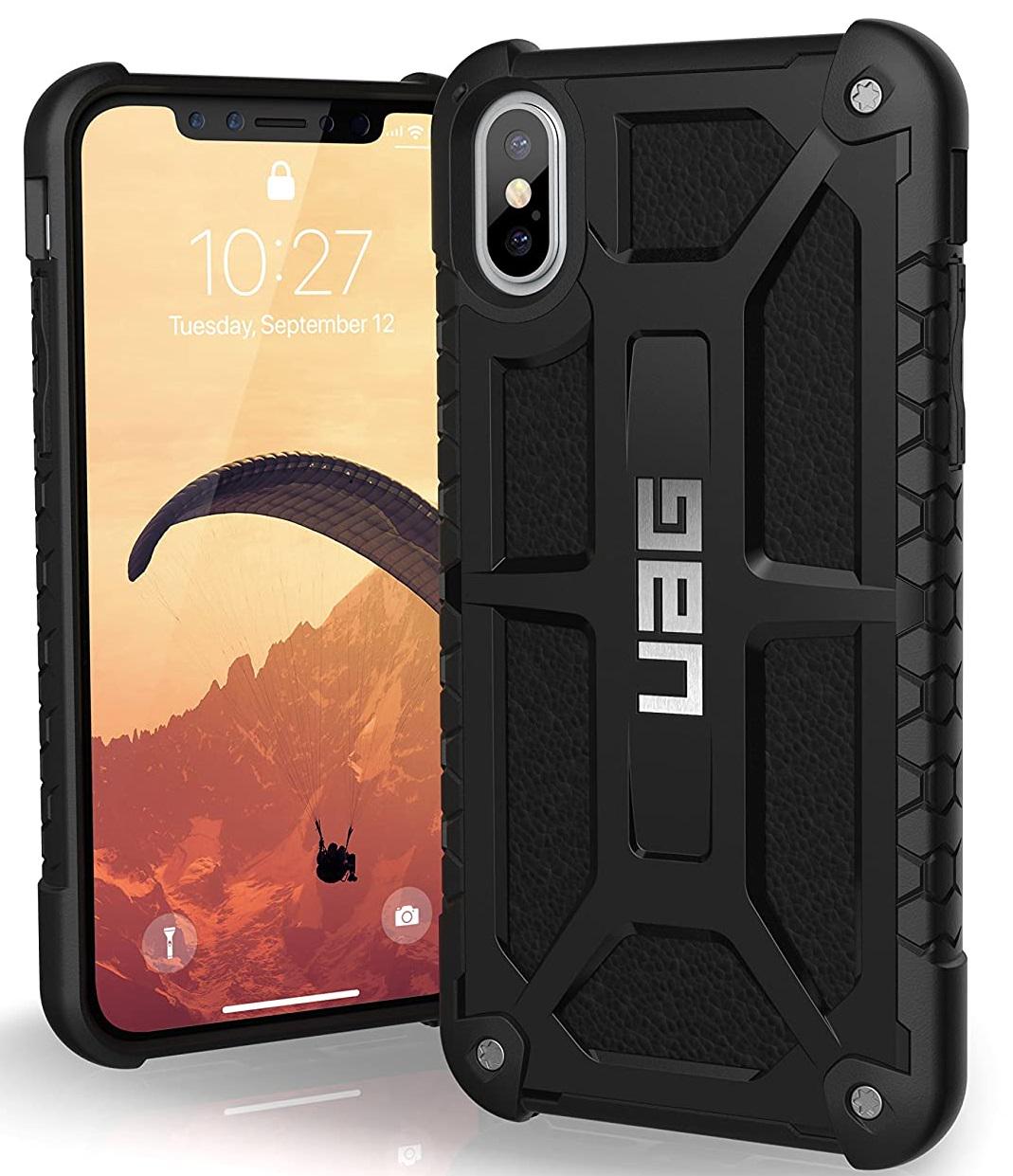 Чохол мілітарі протиударний UAG Monarch IPHX-M-BLK для Iphone X/XS Black - фото 7