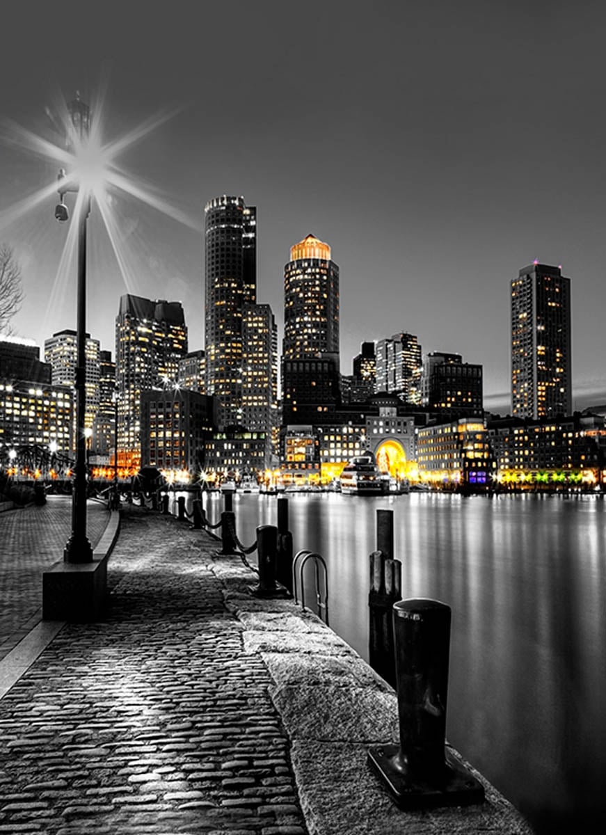 Фотообои WS Wallpaper Вечерний Чикаго 196x270 см (31202)