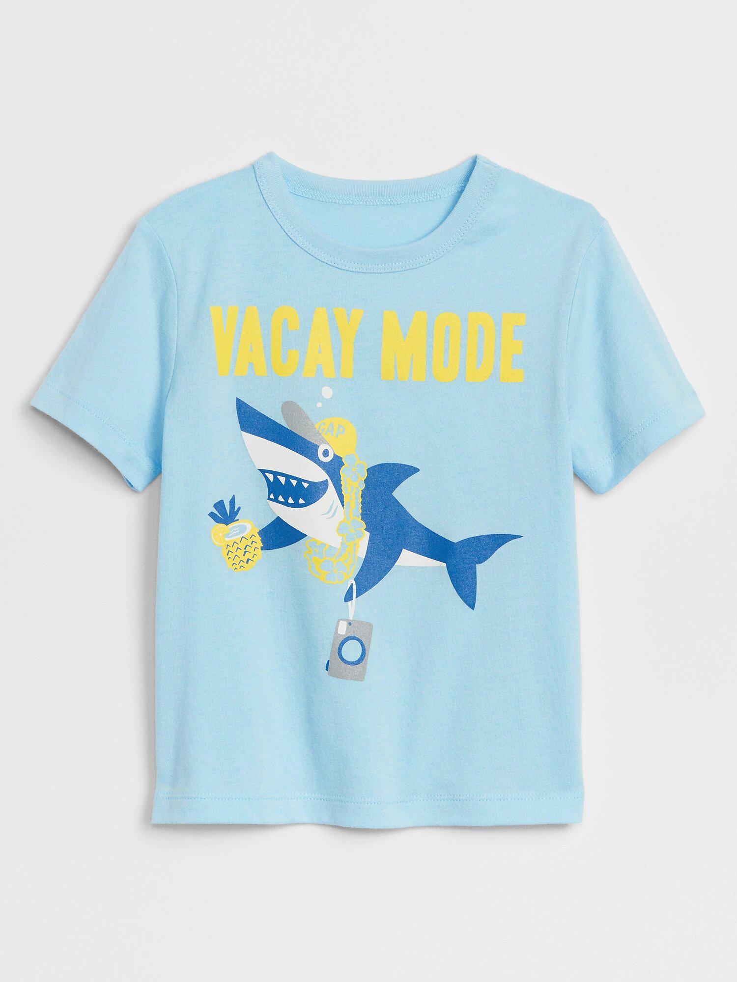 Футболка GAP для мальчика 5 лет 110 см Голубой (GP-00002)