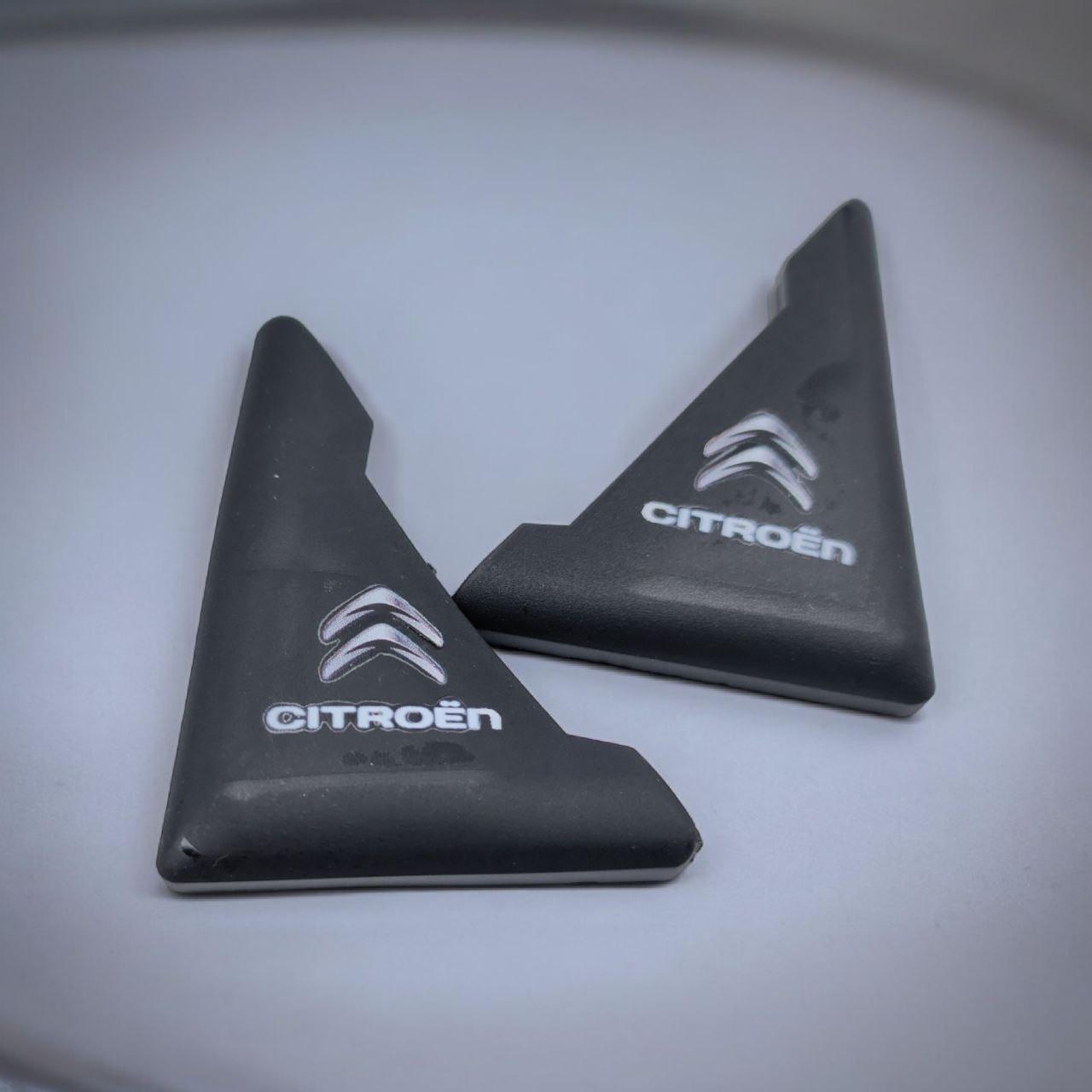 Уголки на двери автомобиля Citroen для защиты от сколов с трафаретной печатью (2230512643)