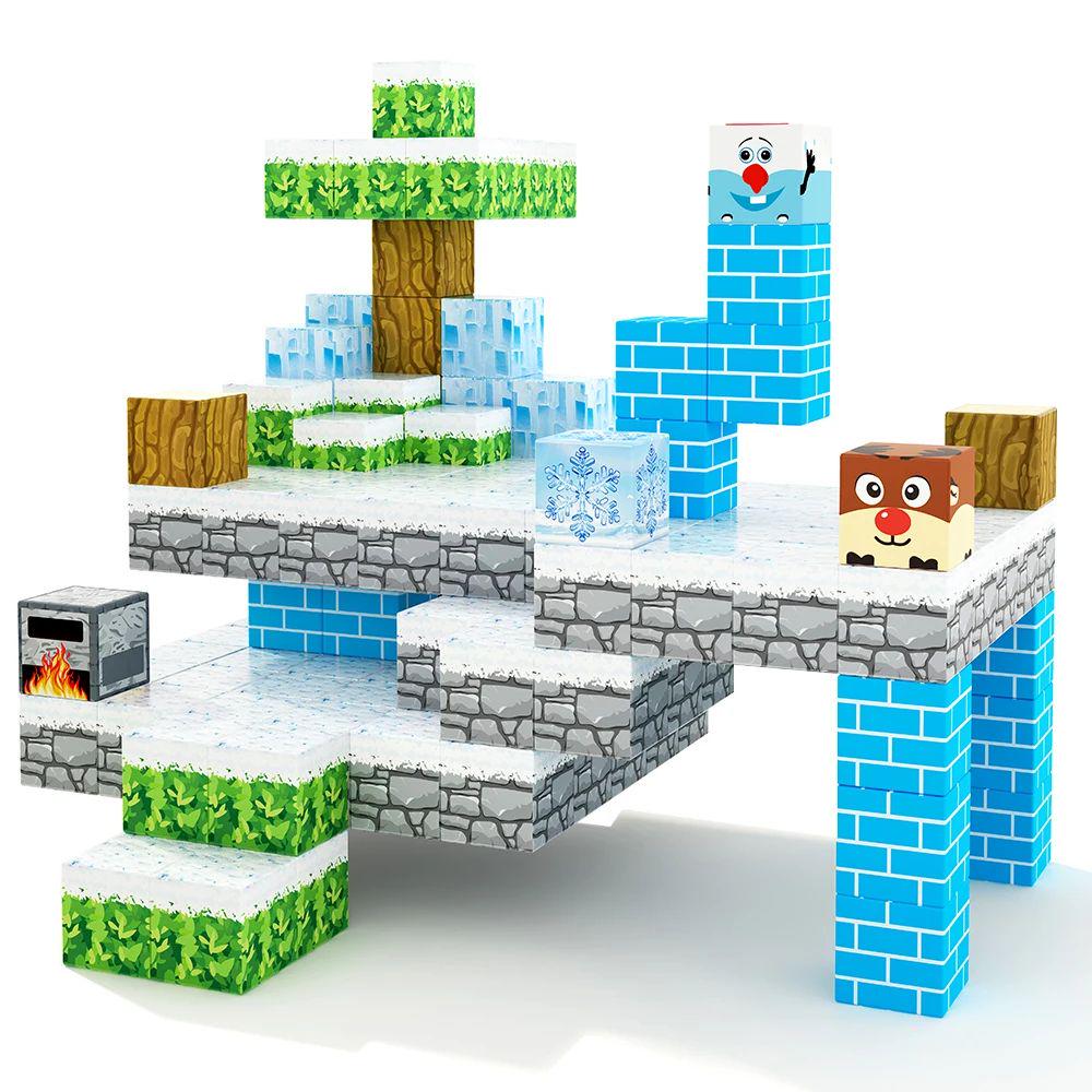 Конструктор магнітний My World minecraft 100 блоків (668) Конструктор магнітний My World minecraft 100 блоків (668)