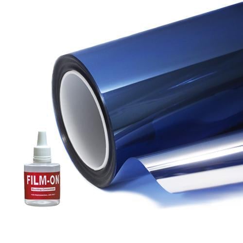 Пленка для окон Sun Control Blue 15 зеркальная солнцезащитная 300х152 см с Film-On Голубой (120010) Пленка для окон Sun Control Blue 15 зеркальная солнцезащитная 300х152 см с Film-On Голубой (120010)