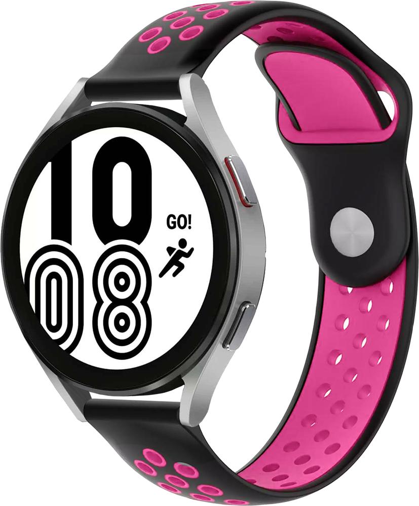 Ремінець Sport для Galaxy Watch 4 44 мм Black Pink (23500-51)