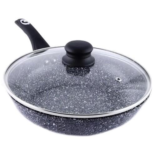 Сковорідка Benson BN-514 22 см Сірий (14424625)