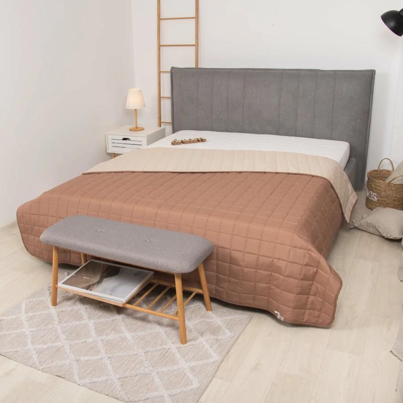 Ковдра Viluta Дует полегшена 150 г/м2 двоспальна 170x205 см Капучино (25897976) - фото 1