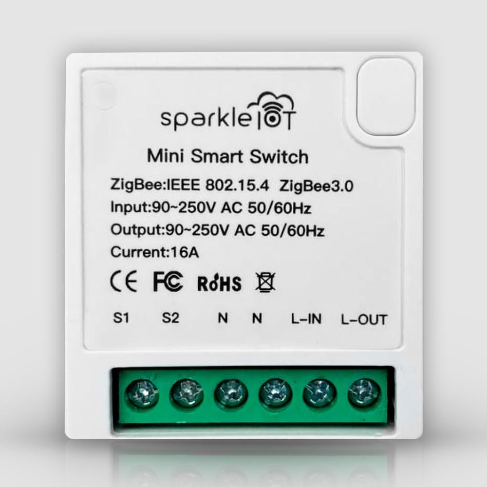 Реле ZigBee міні Tuya16A (WH00369) Реле ZigBee міні Tuya16A (WH00369)