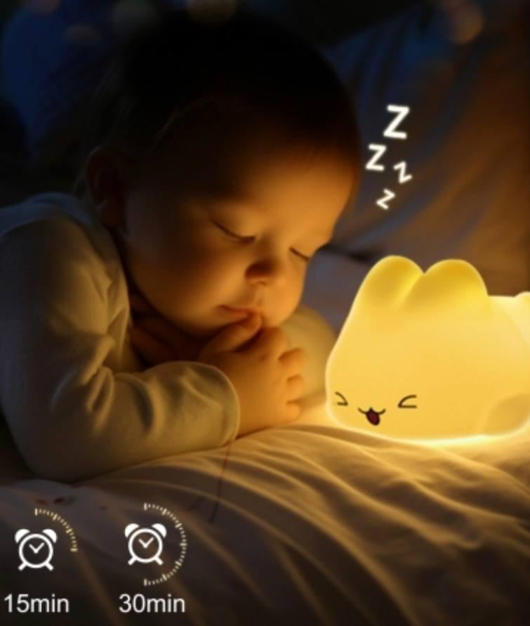 Нічник Lovery Banny RGB кролик акумулятор White (м000131) - фото 2