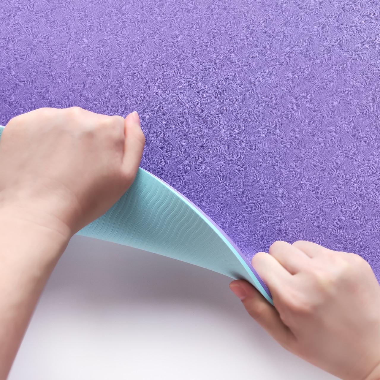 Коврик для фитнеса и йоги Gemini Pro GE-6TSV TPE/TC 6 мм (2012936398) - фото 4 Коврик для фитнеса и йоги Gemini Pro GE-6TSV TPE/TC 6 мм (2012936398) - фото 4