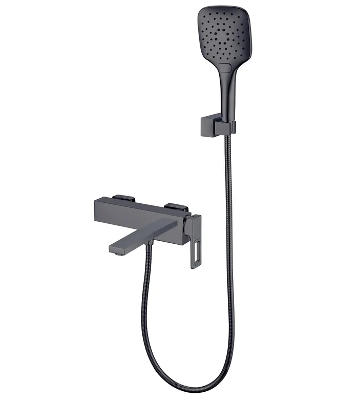 Змішувач для ванни з коротким зливом KOER KB-41009-07 Графіт (KR5986)