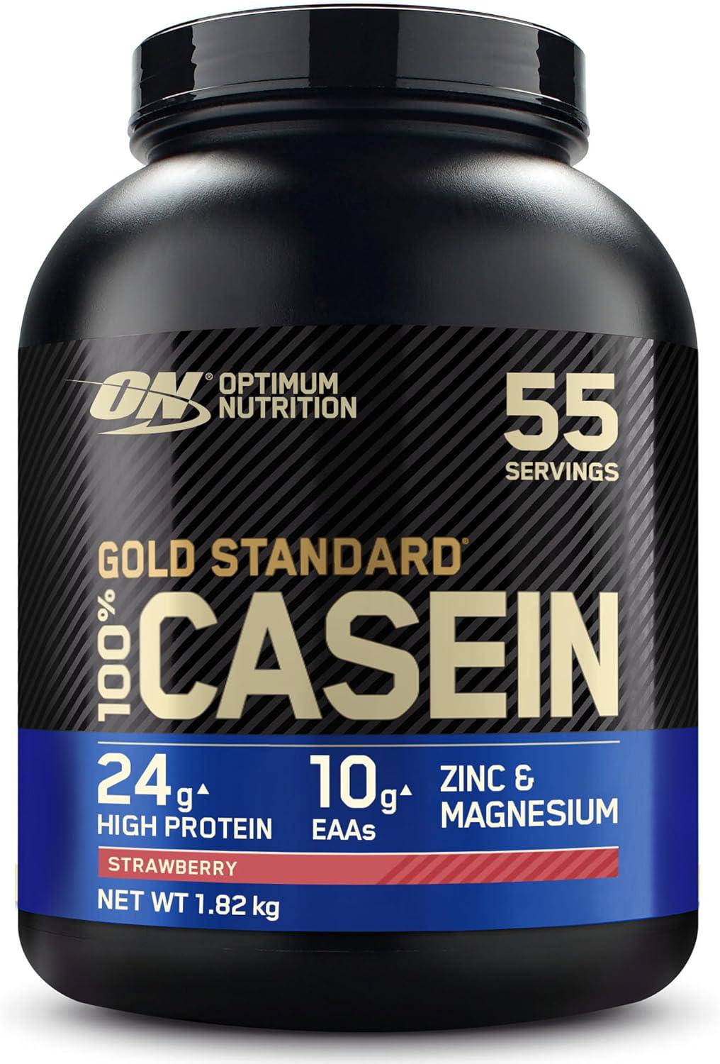 Протеин Optimum Nutrition Casein Protein Клубника 1818 г