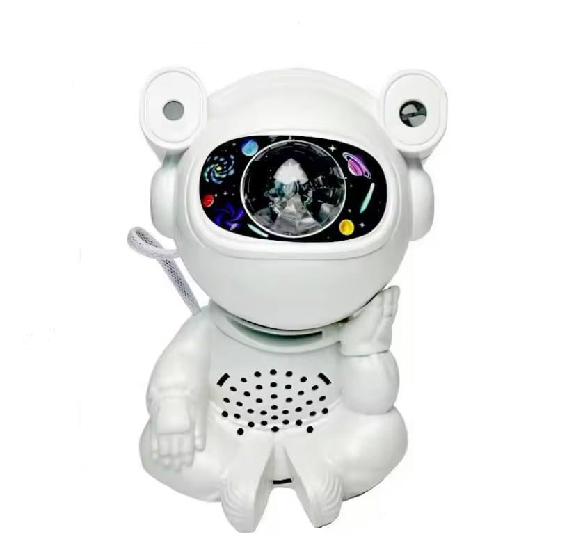 Ночник-проектор звездного неба Астронавт Bluetooth с пультом Белый (GR-05422) Ночник-проектор звездного неба Астронавт Bluetooth с пультом Белый (GR-05422)
