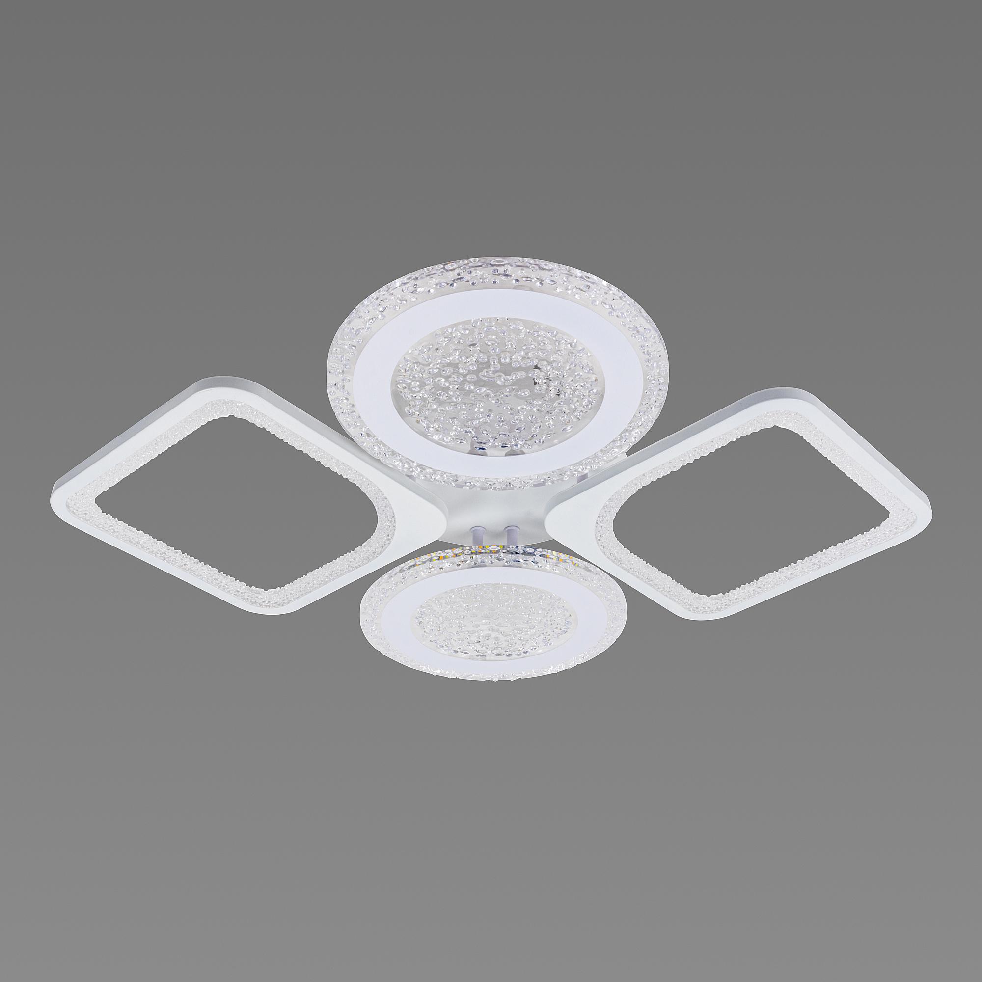 Люстра светодиодная акриловая Valeso V K39559-2+2 WT с пультом