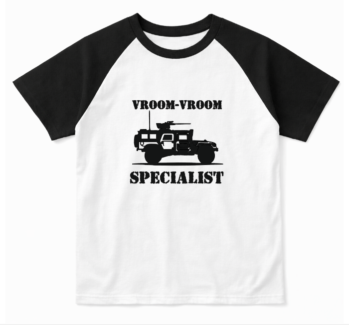 Футболка vroom-vroom specialist бавовна оверсайз M Чорно-білий
