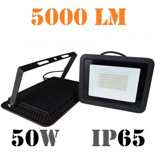 Прожектор світлодіодний FL 50W 5000K IP65 Black - фото 4