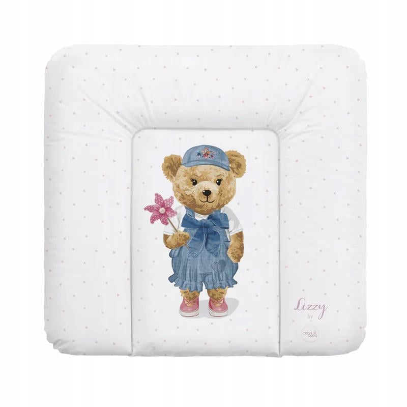 Пеленальный матрас на комод Ceba Baby Fluffy Puffy Lizzy 75x72 см (W-144-132-685)
