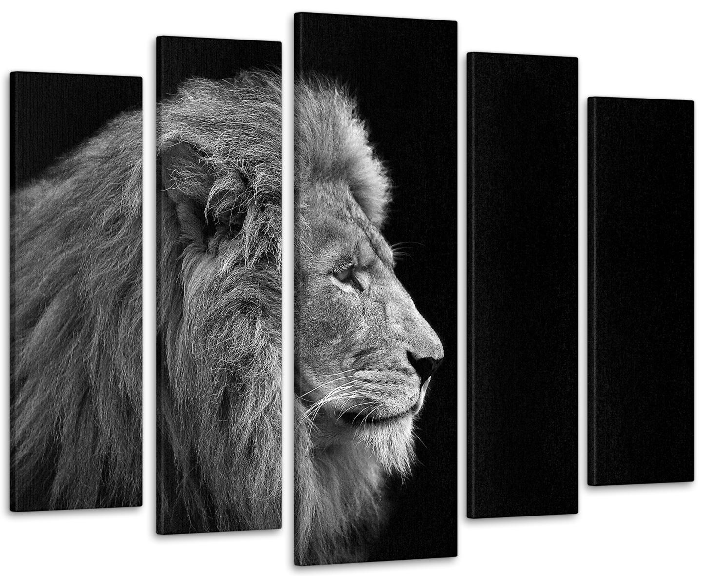 Картина модульная Лев Животные 90х132 см (Art-317_5)