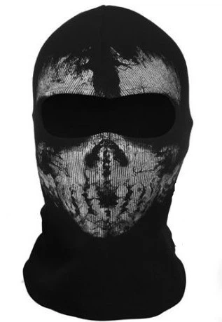 Балаклава с черепом Ghost Call of Duty Черный (575483965-9)