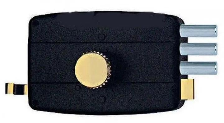 Замок накладной 3 ригеля универсал бексет 2001A 3MT с вертушкой 3 ключа 60 мм Черный (1-30069) Замок накладной 3 ригеля универсал бексет 2001A 3MT с вертушкой 3 ключа 60 мм Черный (1-30069)