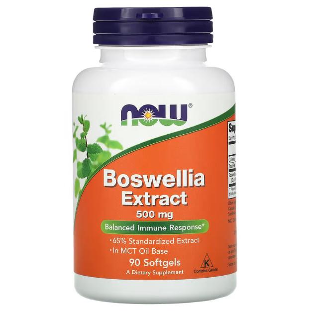 Екстракт босвеллії NOW Foods Boswellia Extract 500 mg 90 Softgels