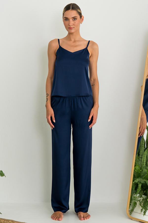 Піжамний комплект Forly шовковий M Lake (SH0048-14-79_M) Піжамний комплект Forly шовковий M Lake (SH0048-14-79_M)