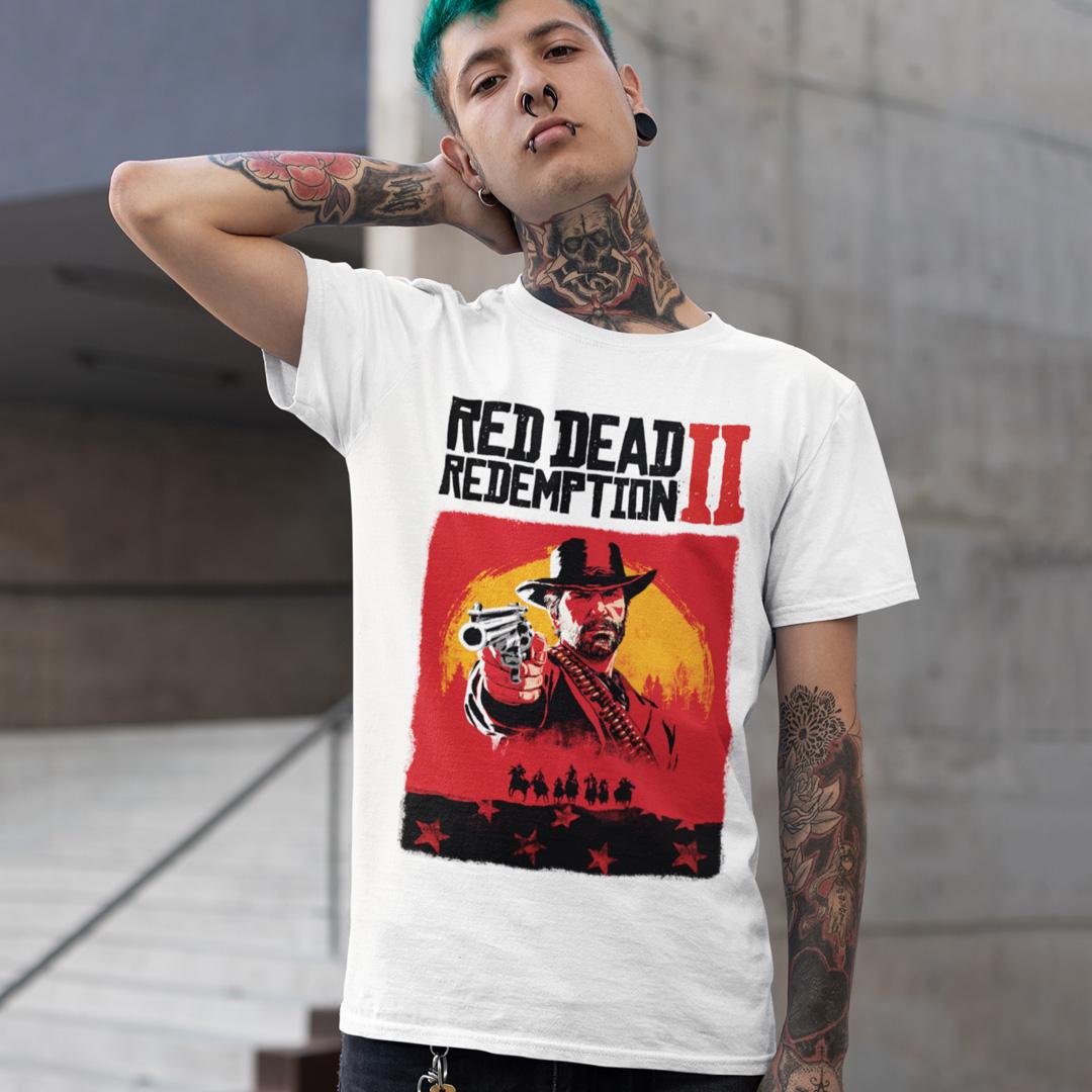 Футболка унисекс Red Dead Redemption II XL Белый (00000002412)