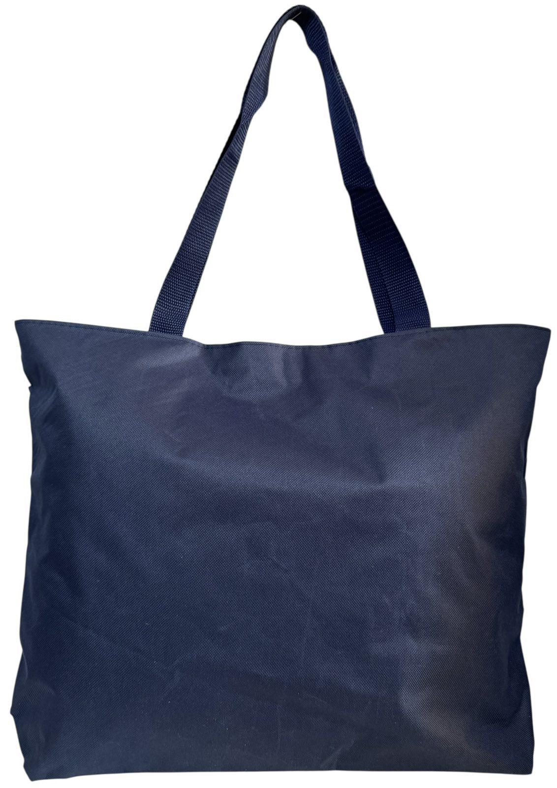 Сумка пляжна жіноча з тканини на блискавці у смужку Синьо-білий (2062) - фото 3 Сумка пляжна жіноча з тканини на блискавці у смужку Синьо-білий (2062) - фото 3