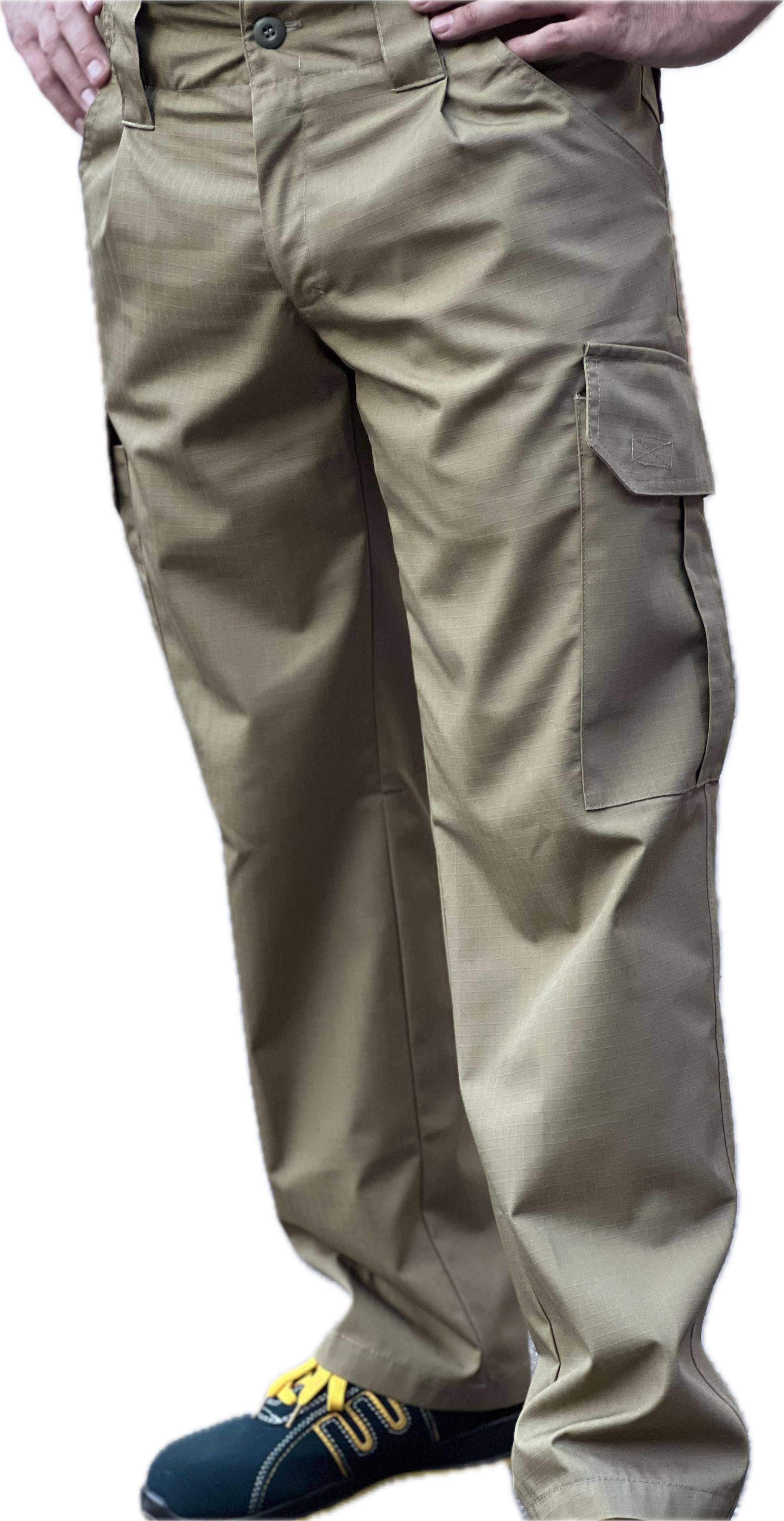 Брюки мужские летние р. 60/62 170/176 см Бежевый (26997623)