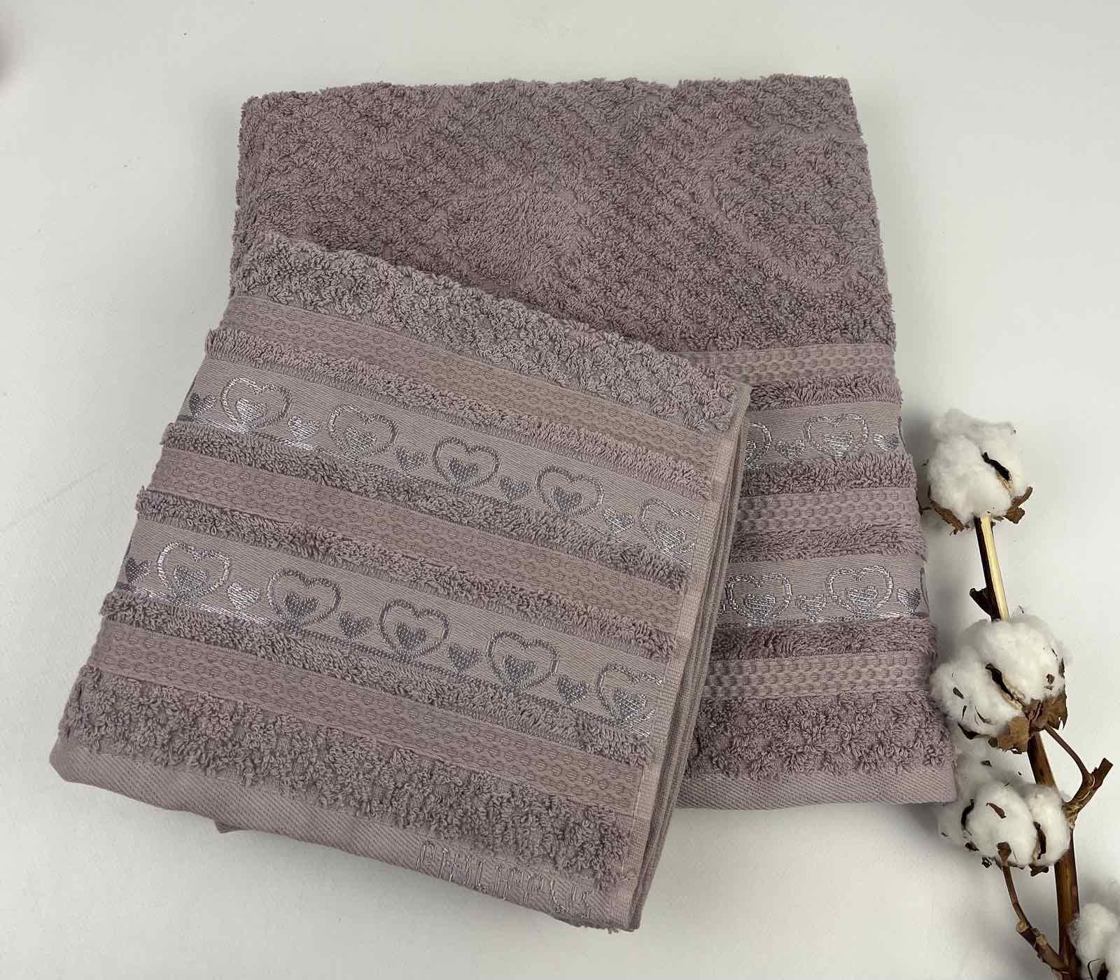 Набір рушників Philippus Air Cotton Vegas Е880 2 шт. в фірмовій коробці Рожевий (CN31163) Набір рушників Philippus Air Cotton Vegas Е880 2 шт. в фірмовій коробці Рожевий (CN31163)