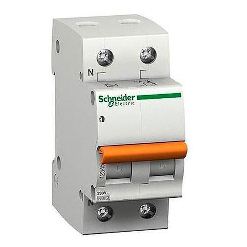 Автоматический выключатель Schneider Electric 63А 4,5kA 1p+N тип C 11219 домовой ВА63 (09632)