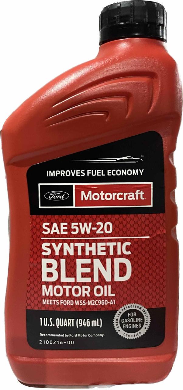 Моторное масло Ford Motorcraft Synthetic Blend 5W-20 0,946 л (XO5W20Q1SP)