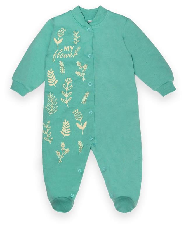 Комбінезон дитячий бавовняний для дівчинки Gabbi KB-22-2-10 68 см М'ятний (13291)