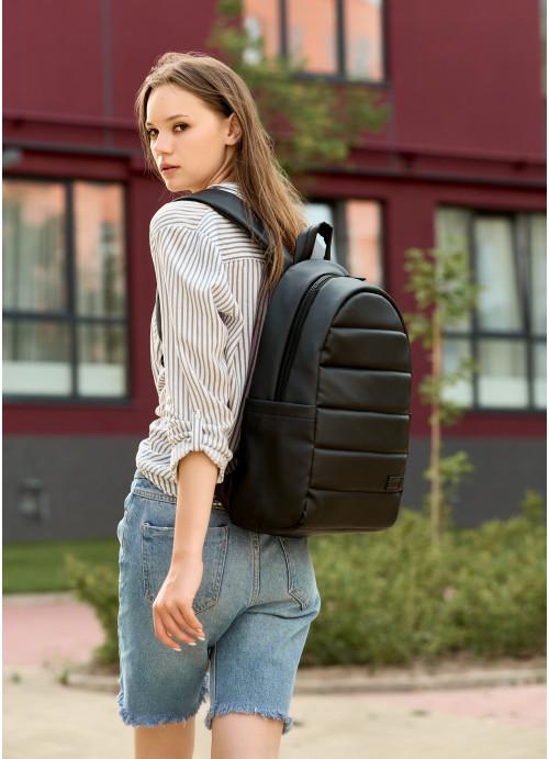 Городской рюкзак женский Sambag с отделением под ноутбук Черный (4100281346)