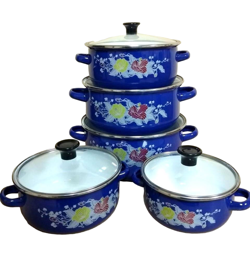 Набір каструль Benetech з кришкою 5 шт. (68129-Нів)