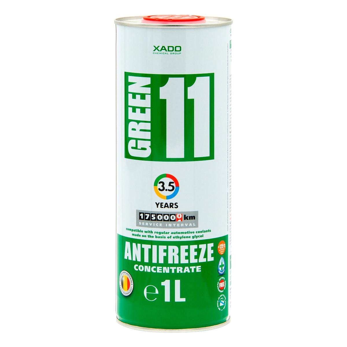 Антифриз для двигателя XADO Antifreeze Green 11 Концентрат 1л