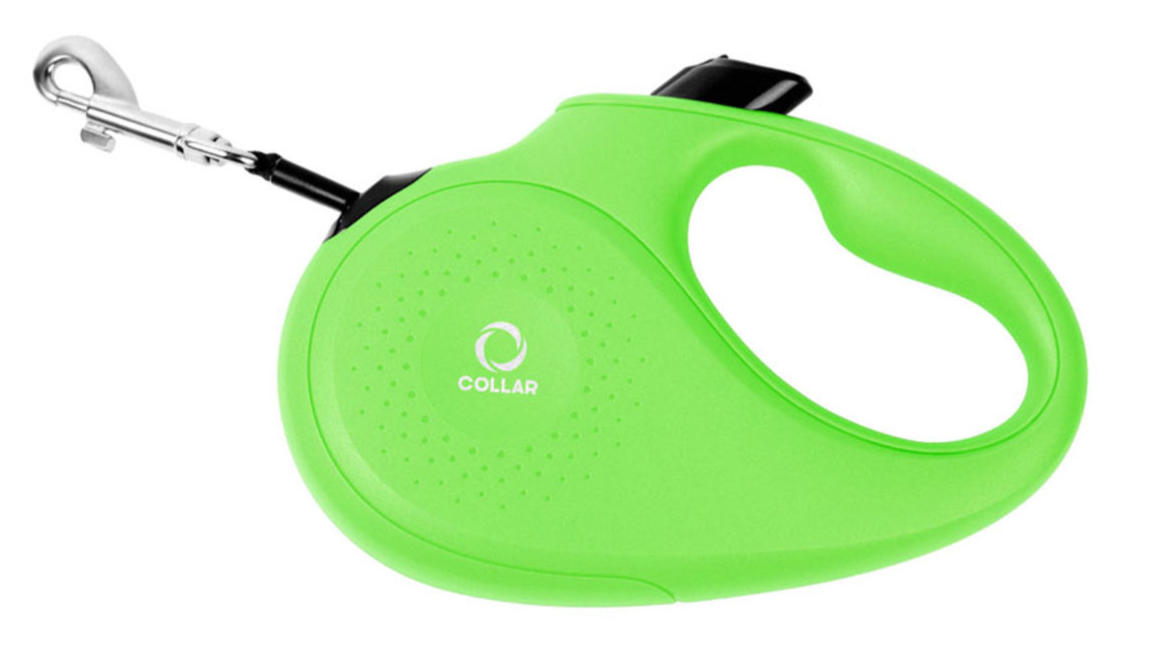 Повідець-рулетка Collar для собак S 15 кг 5 м Салатовий (81245)