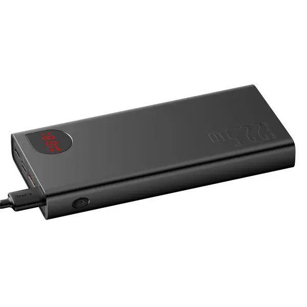 Повербанк BASEUS Adaman Metal 20000 mAh 22,5W з технологією QC3.0+PD3.0 Black - фото 3