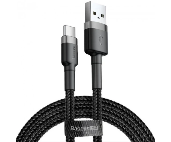 Кабель дата Baseus Cafule CATKLF CG1 USB/Type-C 2A 2 м Black - фото 3