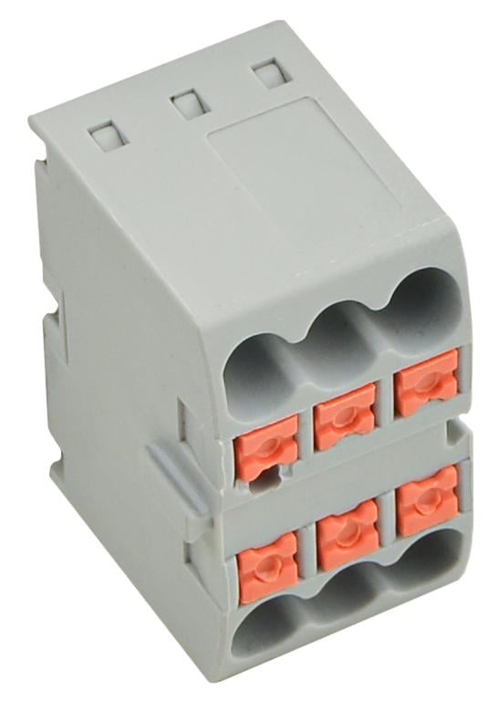 Блок з’єднувальний клемний АСКО-УКРЕМ CTP-6 24А 6 контактів 0,2-4 мм2 (A0130010152) Блок з’єднувальний клемний АСКО-УКРЕМ CTP-6 24А 6 контактів 0,2-4 мм2 (A0130010152)