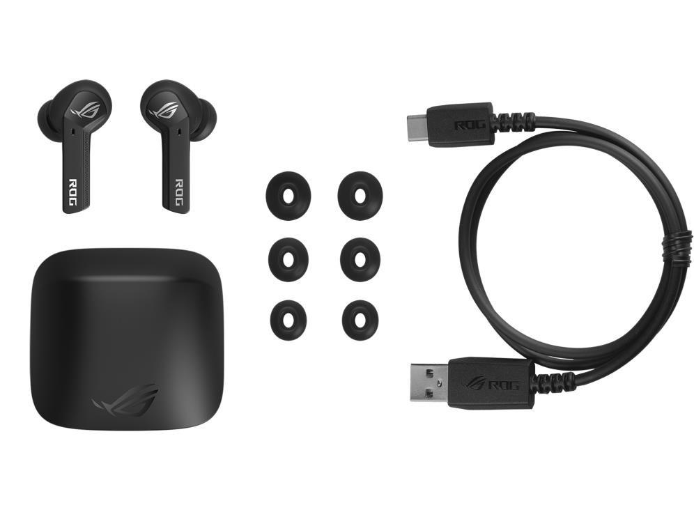 Навушники TWS Asus ROG Cetra True Wireless (90YH03G1-B5UA00) - фото 4 Навушники TWS Asus ROG Cetra True Wireless (90YH03G1-B5UA00) - фото 4